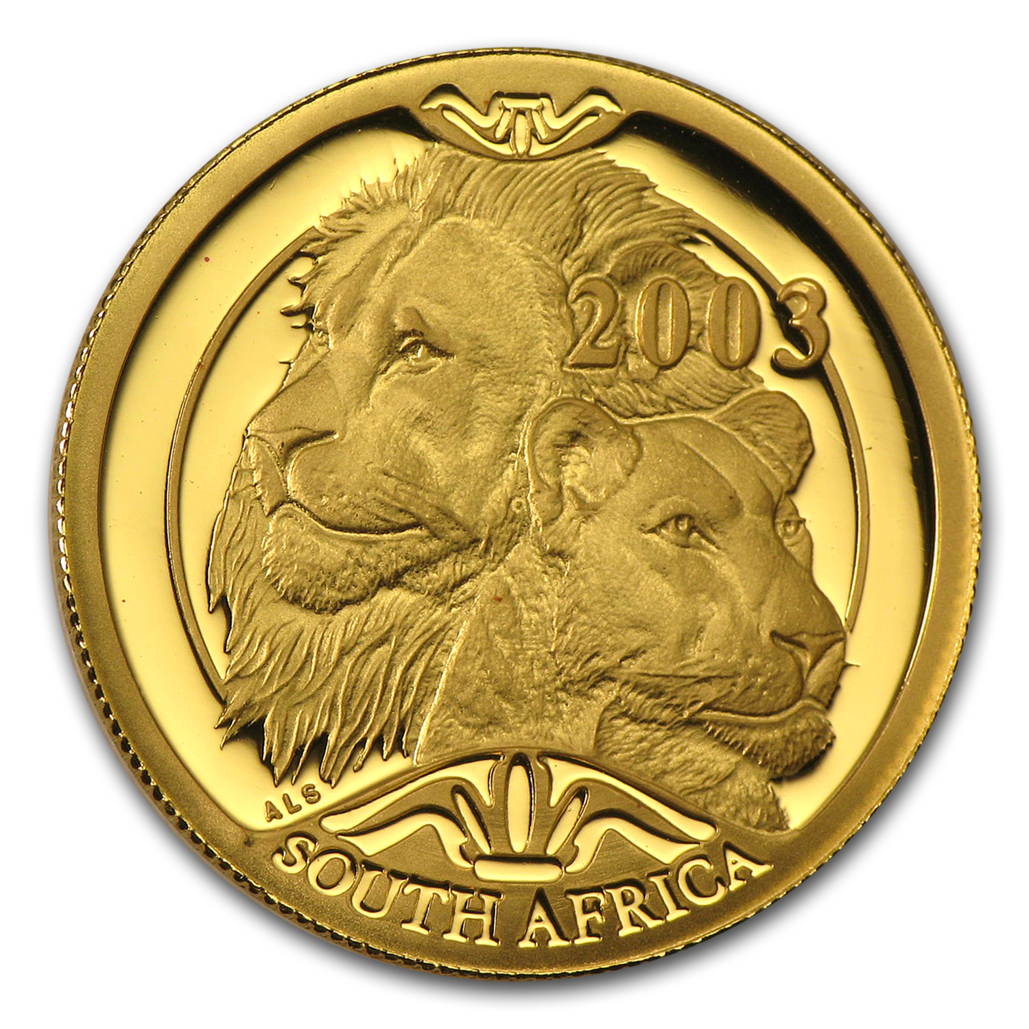 2003 South Africa 1/4 oz Proof Gold Natura Lion | eBay